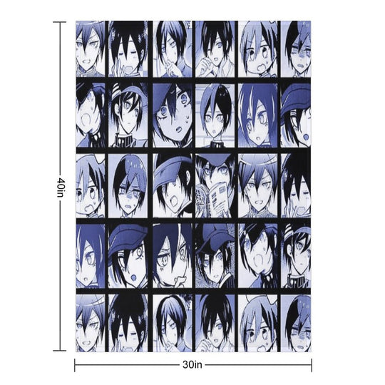 Shuichi Manga Collection (Colored) Plush Throw Blanket