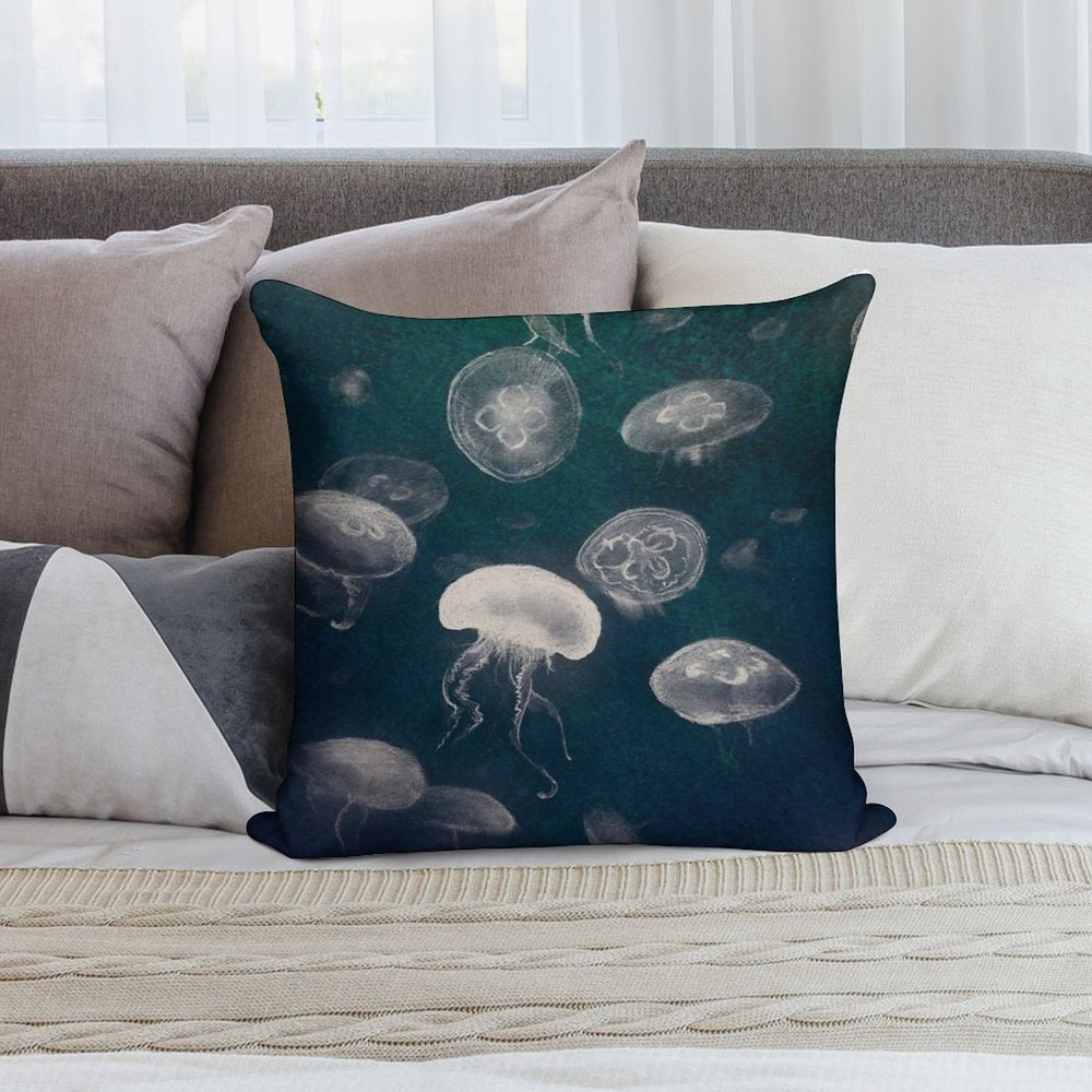 Jellyfish Soft Style Accent Throw Pillow