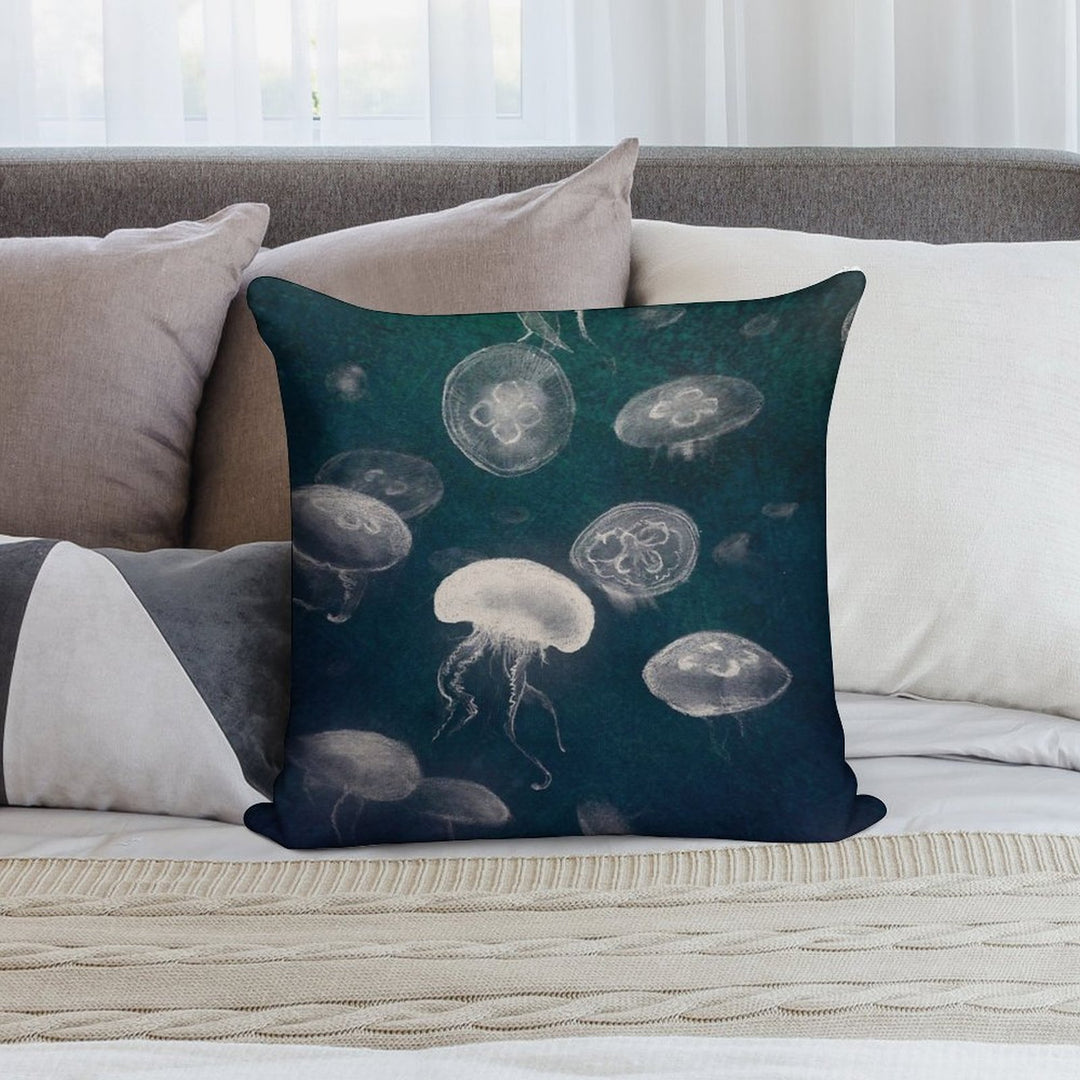 Jellyfish Soft Style Accent Throw Pillow