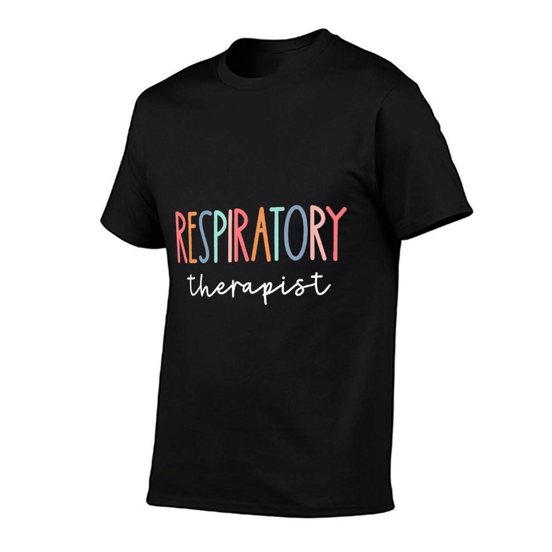 RT Respiratory Therapy Therapist Funny RT Care  Easy-care T-Shirt