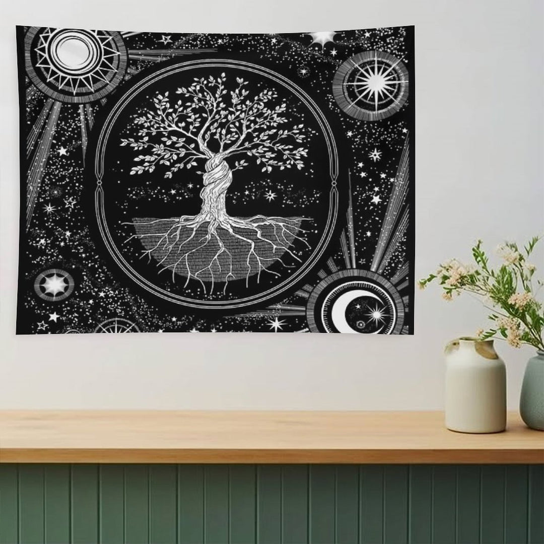 Celestial Tree of Life Tapestry