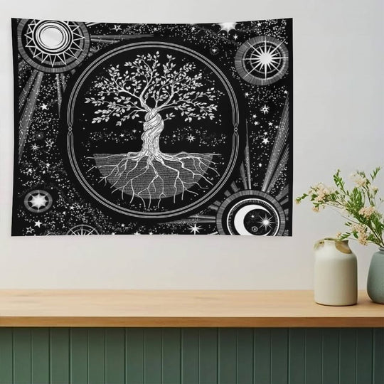 Celestial Tree of Life Tapestry