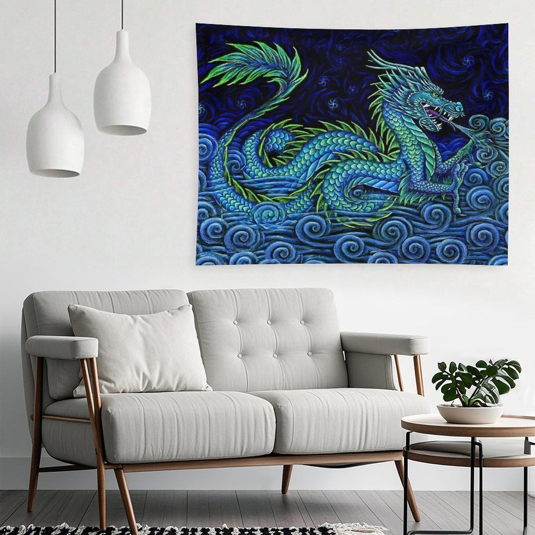 Chinese Azure Dragon Tapestry