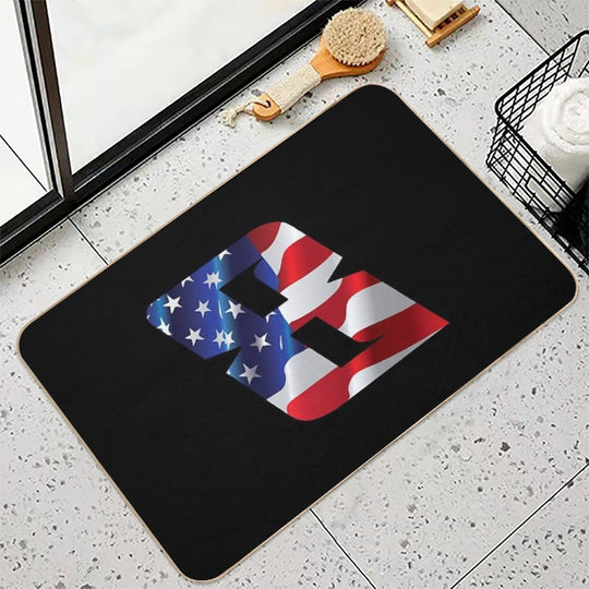 Kyle Busch USA 8  Repositionable Bath Mat