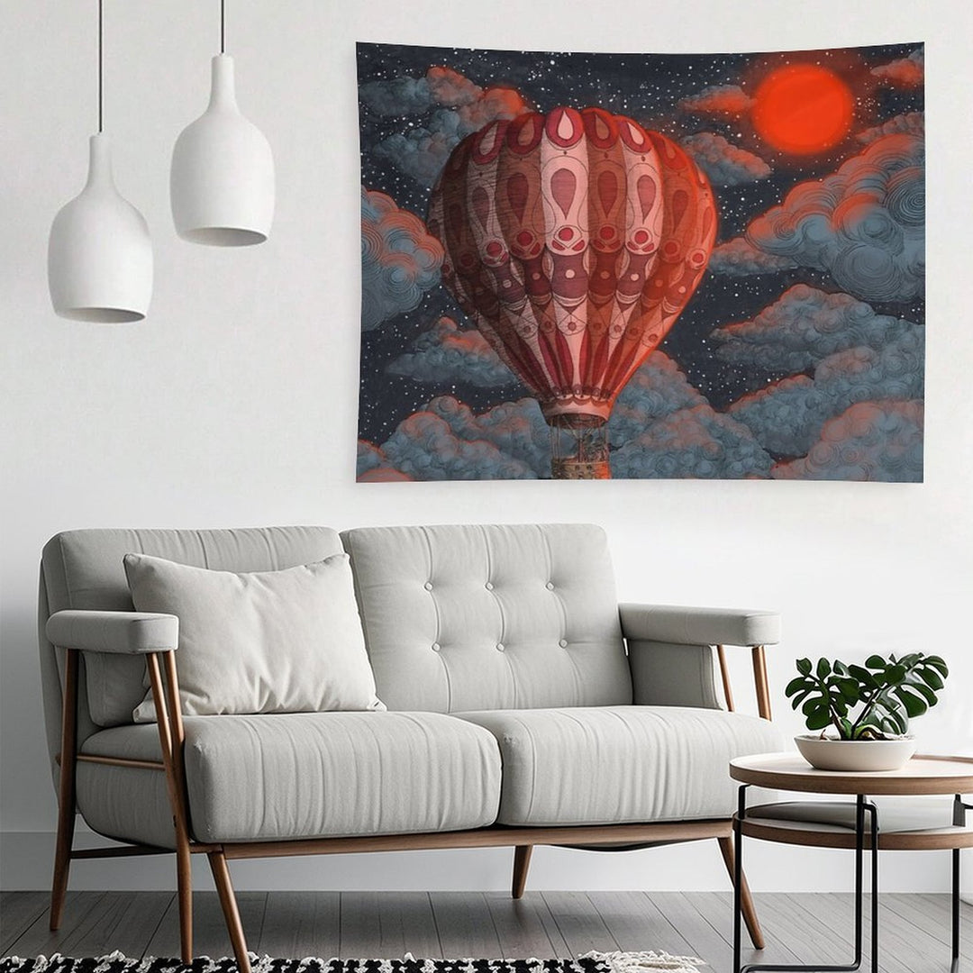 Adventure Awaits - Hot Air Balloon Tapestry
