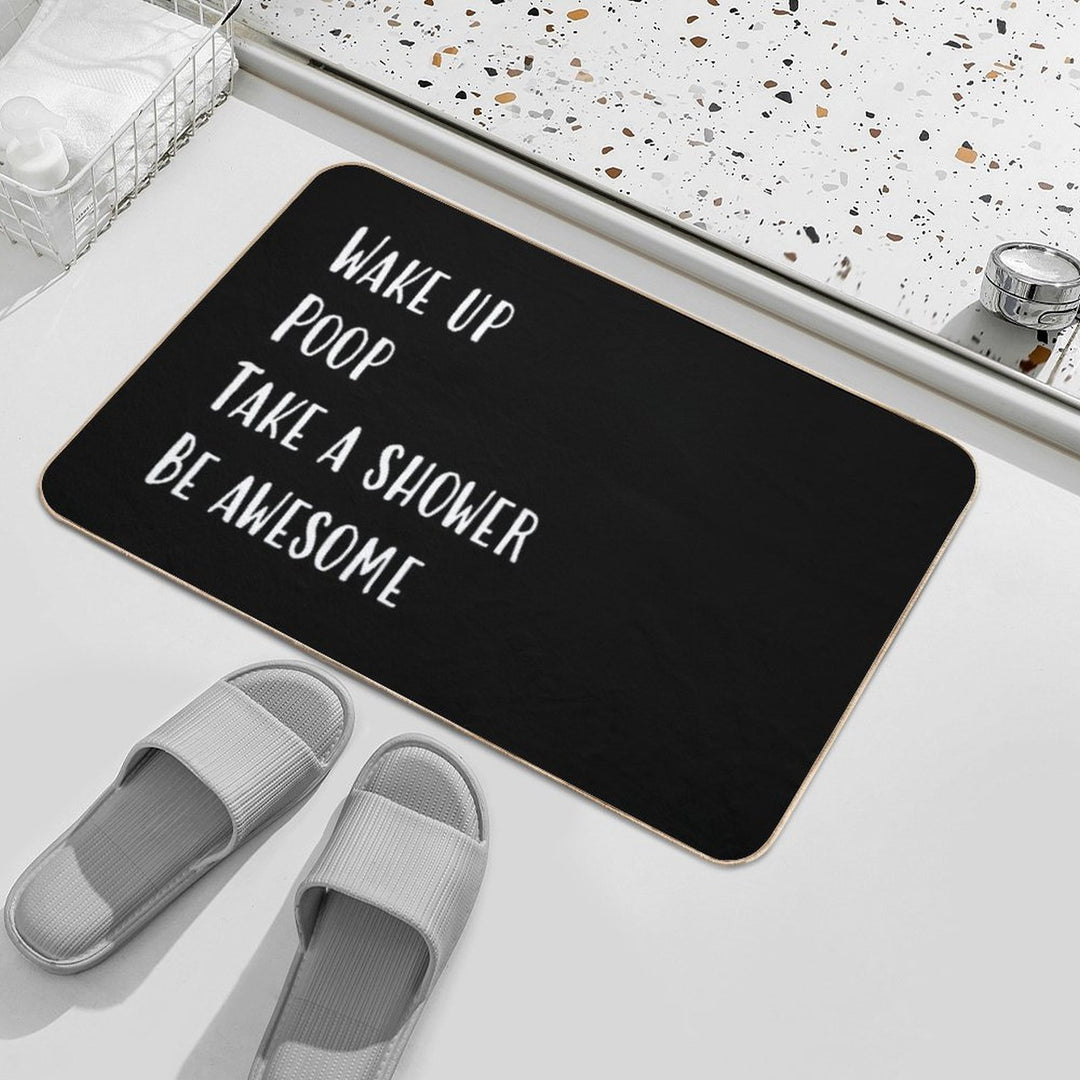 Funny Bath Mat  Easy Maintenance Bath Mat