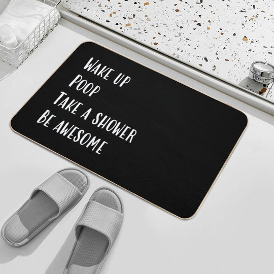 Funny Bath Mat  Easy Maintenance Bath Mat