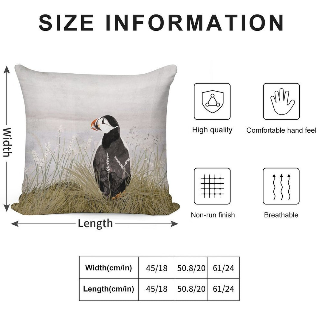 Puffin Soft Style Accent Throw Pillow