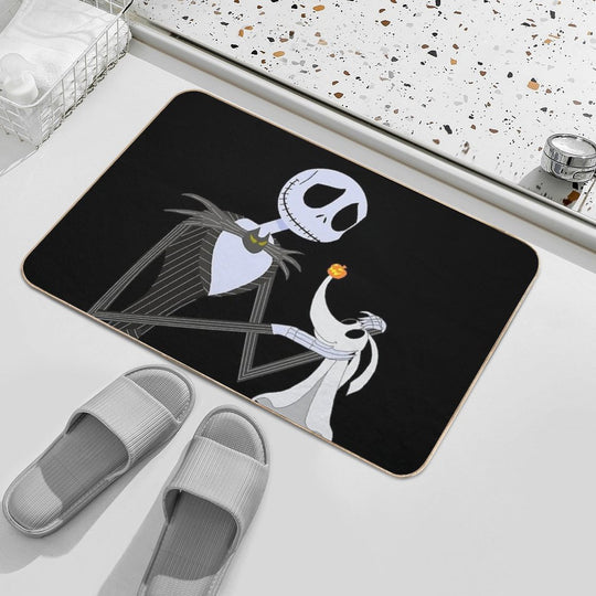 The Nightmare before Christmas Jack Petting And Bonding with Zero  High-Traffic Bath Mat