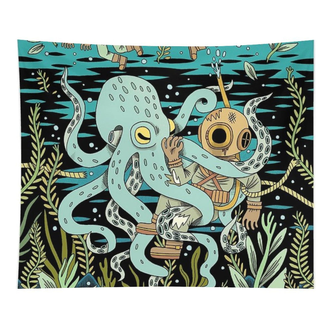 Diver Tapestry