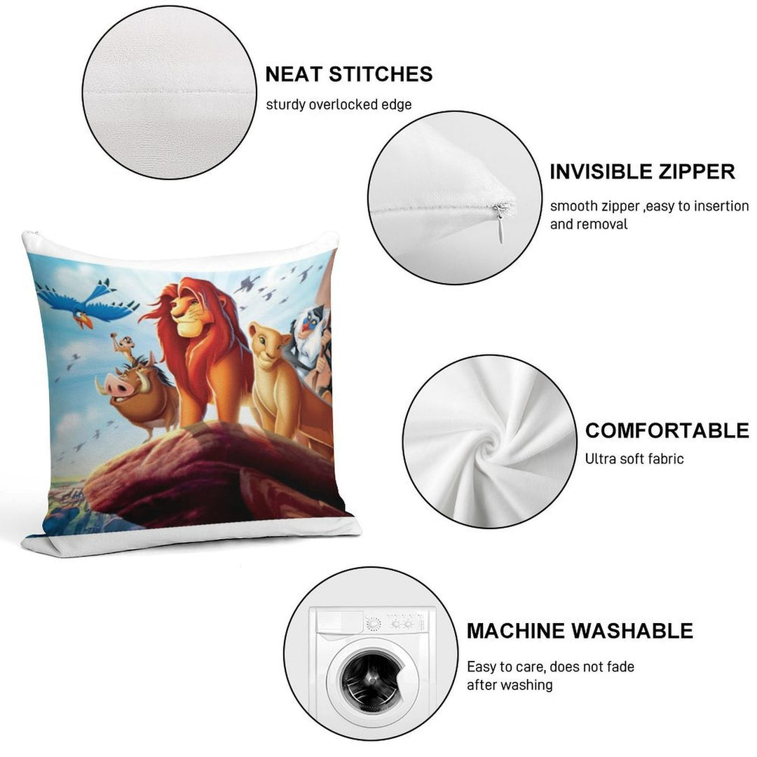 The Lion King Soft Home Decor Throw Pillow
