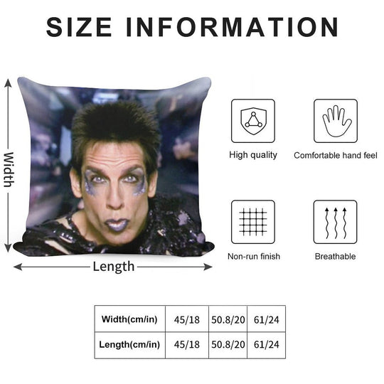 Zoolander Blue Steel Meme Soft Gift Ready Throw Pillow