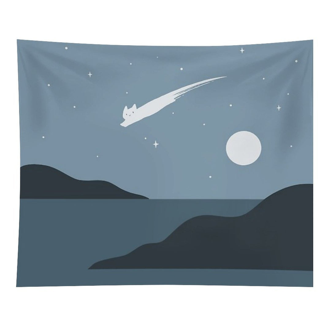 Cat Landscape 43 Tapestry