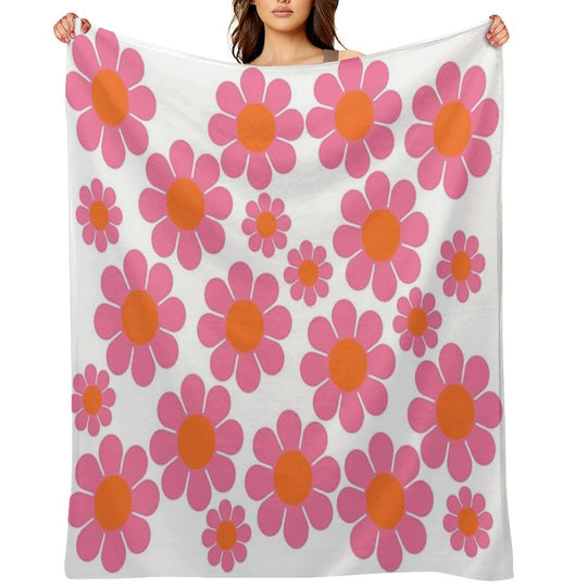Koryn's Custom Flower Pattern 1 Anti-pilling Throw Blanket