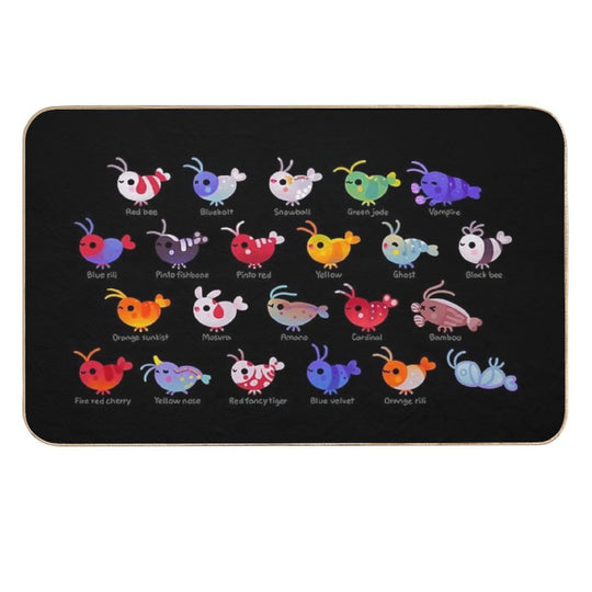 Freshwater Shrimp - Name Durable Bath Mat