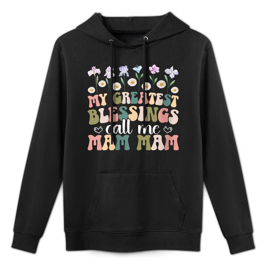 Womens Proud Mam Mam Grandma Mam Mam Grandmother Layering Staple Hoodie