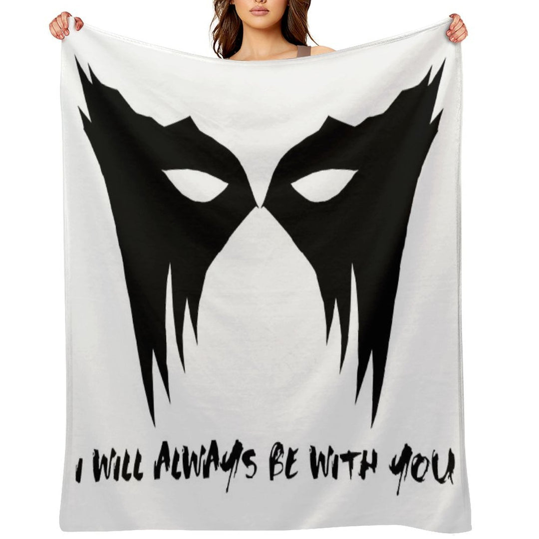 I WILL ALWAYS BE WITH YOU - LEXA (black) Lightweight Throw Blanket