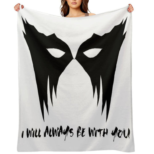 I WILL ALWAYS BE WITH YOU - LEXA (black) Lightweight Throw Blanket