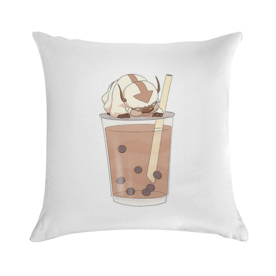 Appa Boba Milk Tea Soft Home Decor Throw Pillow