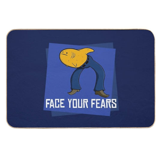 Face Your Fears  Easy To Clean Bath Mat