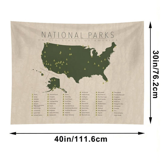 US National Parks Tapestry