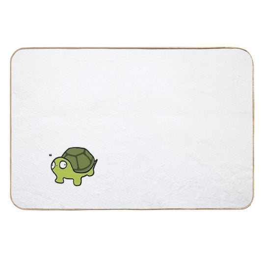 Little Tutrle Saying Hi  Eco-Friendly Bath Mat
