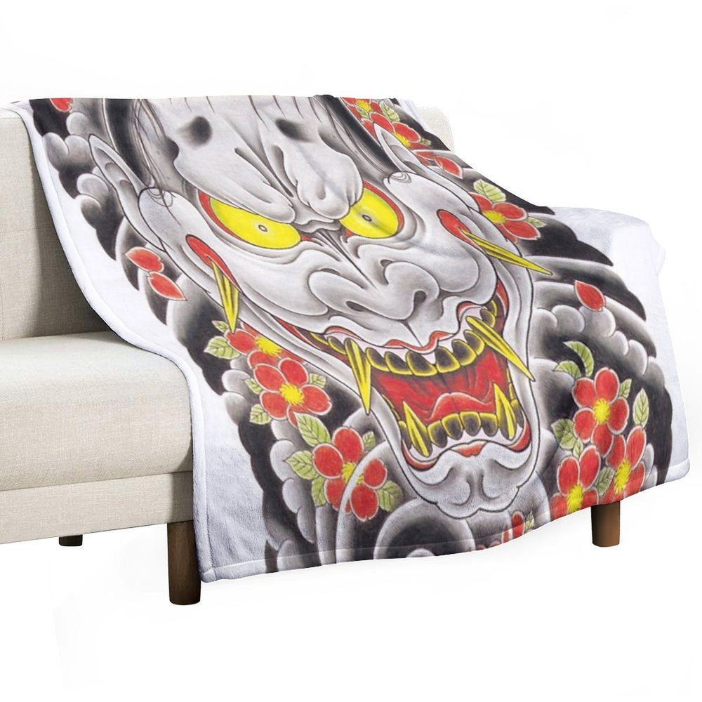Goro Majima Hanya Tattoo Large Version Comfort Throw Blanket