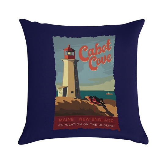 Cabot Cove Soft Washable Throw Pillow