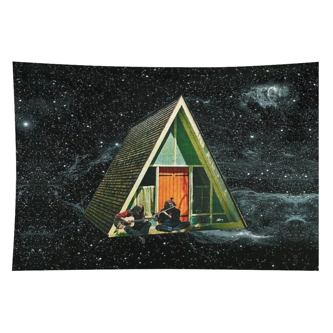 A House in Space Tapestry