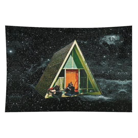 A House in Space Tapestry