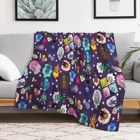 Crystal Gems Multi-functional Throw Blanket