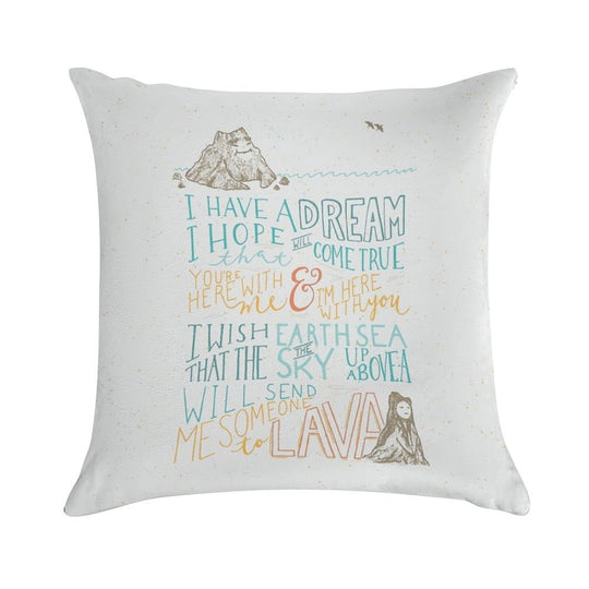 I Lava You Soft High-Density Material Throw Pillow