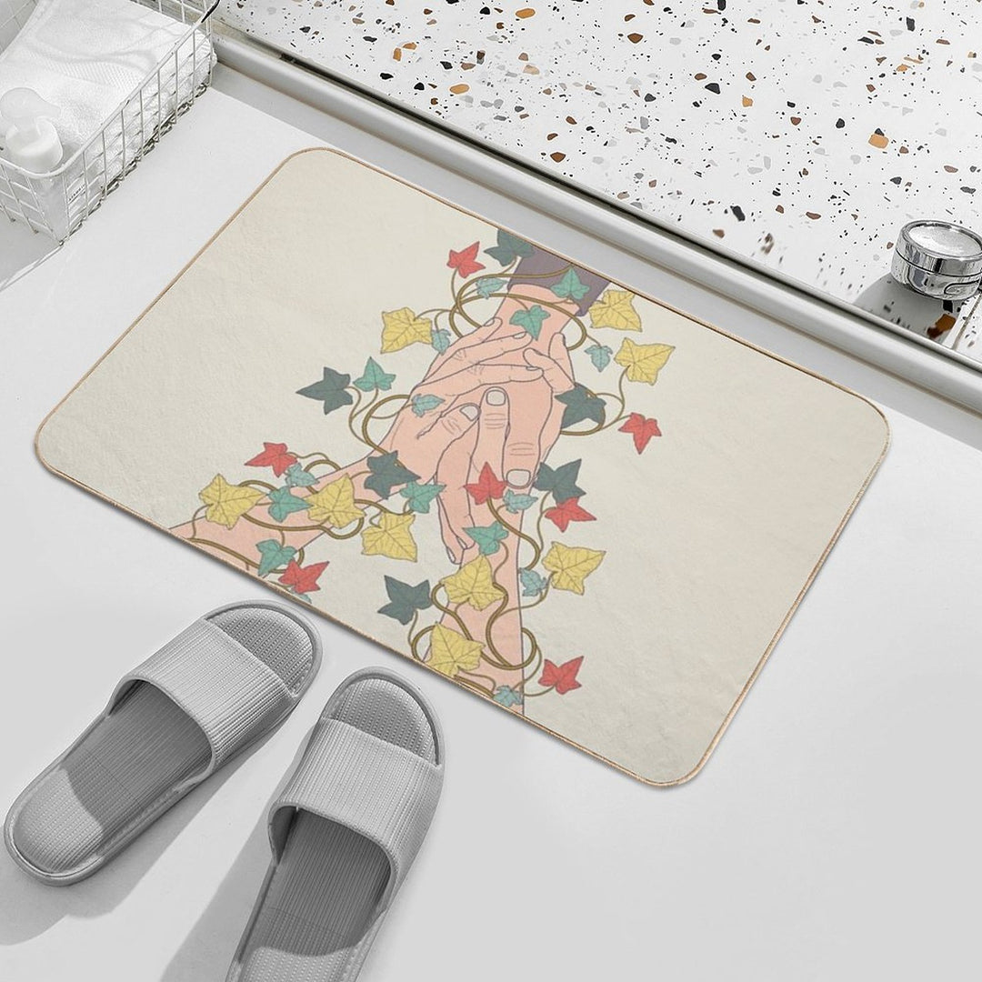 Pay Attention  Fade-Resistant Bath Mat
