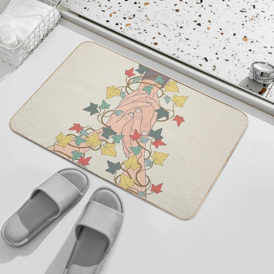 Pay Attention  Fade-Resistant Bath Mat