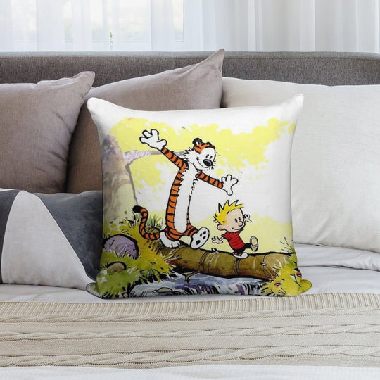 MF82F8BVSPFS0 Soft Hidden Zipper Throw Pillow