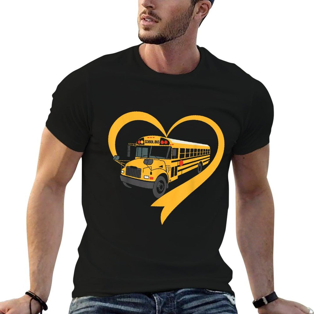 Heart School Bus Driver  Relaxed-fit T-Shirt