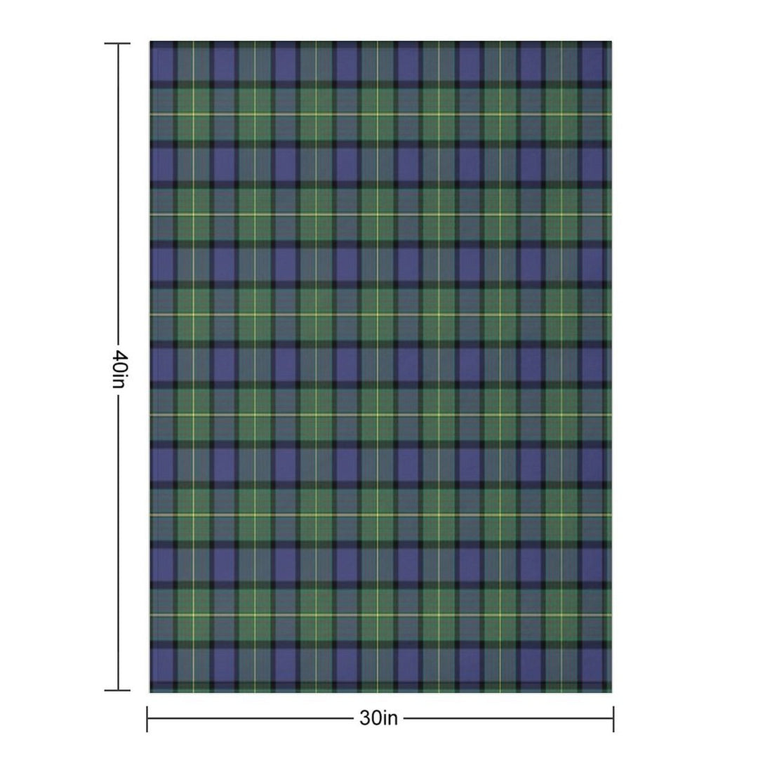 Clan Muir Tartan Velvety-soft Throw Blanket