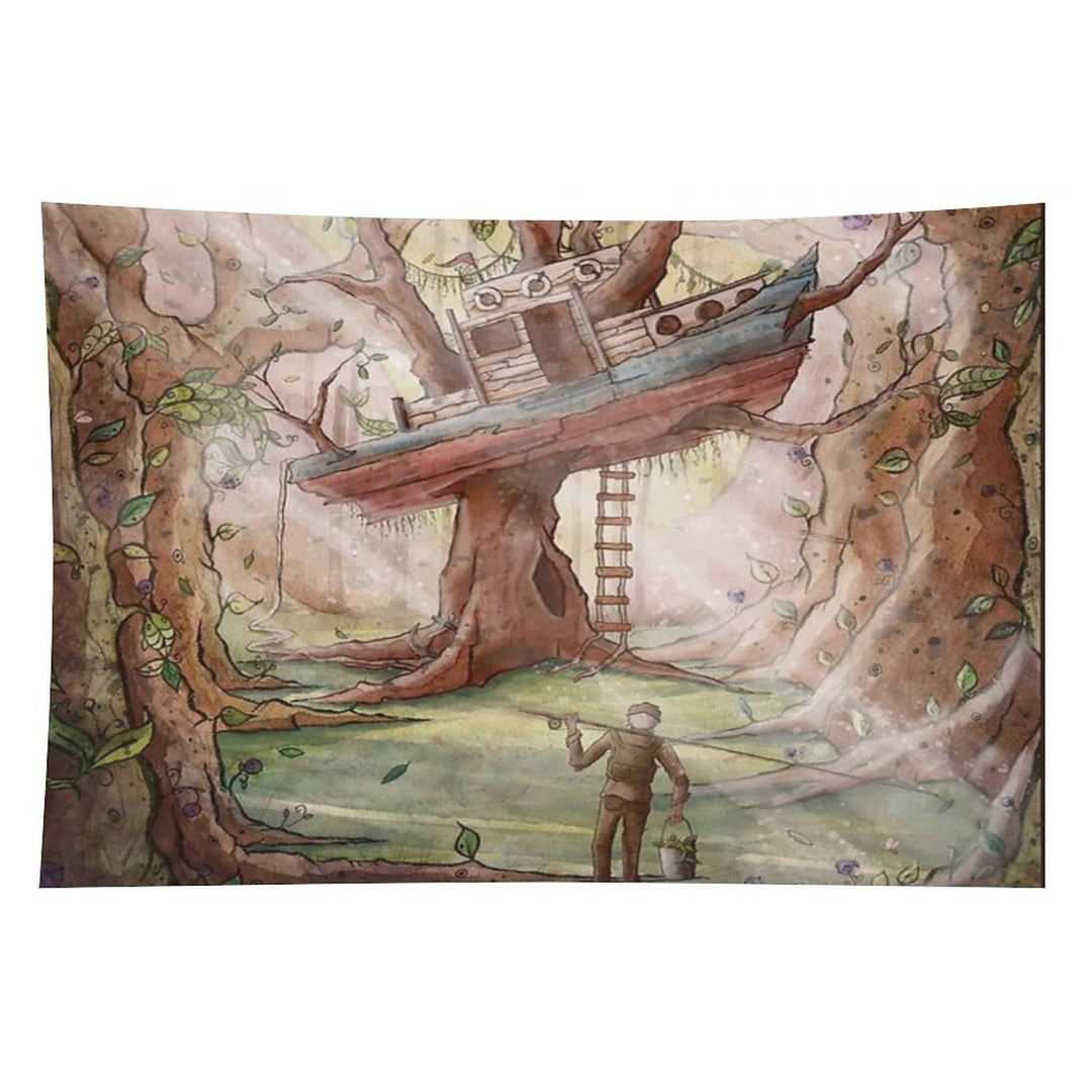 Fisherman of The Forest Tapestry