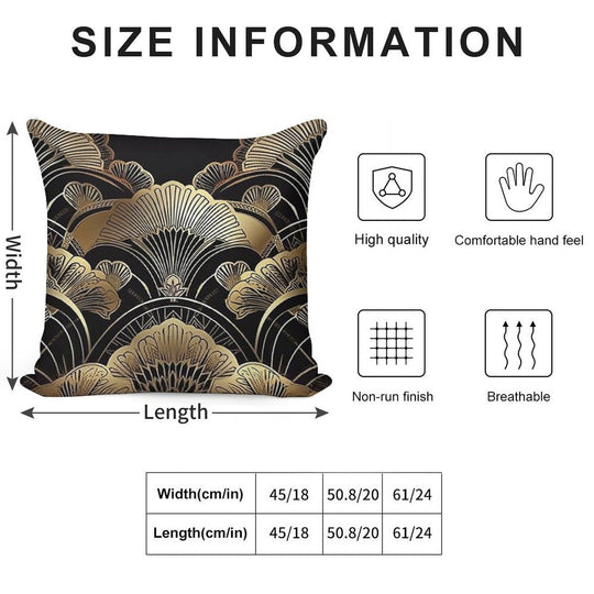 Art Deco Design Empire Soft Style Accent Throw Pillow