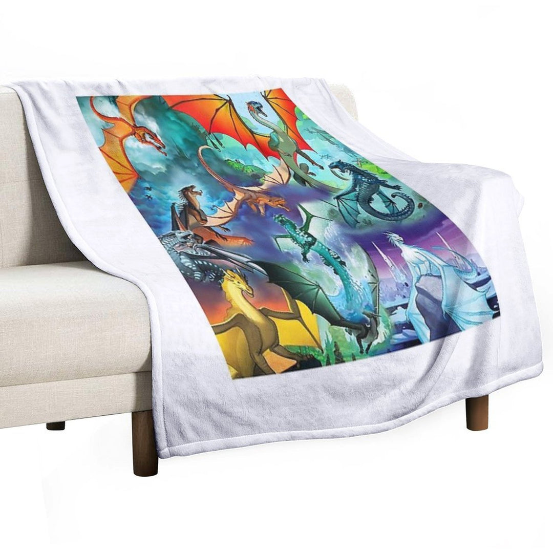 Wings Of Fire T-ShirtWings of Fire All Dragon Series Lightweight Throw Blanket