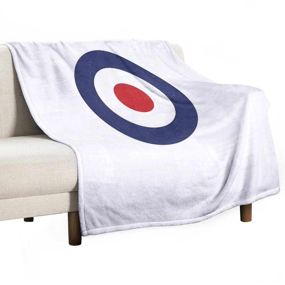Mod 60s Pop Art Target Lightweight Throw Blanket