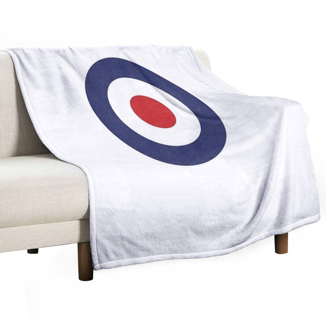 Mod 60s Pop Art Target Lightweight Throw Blanket