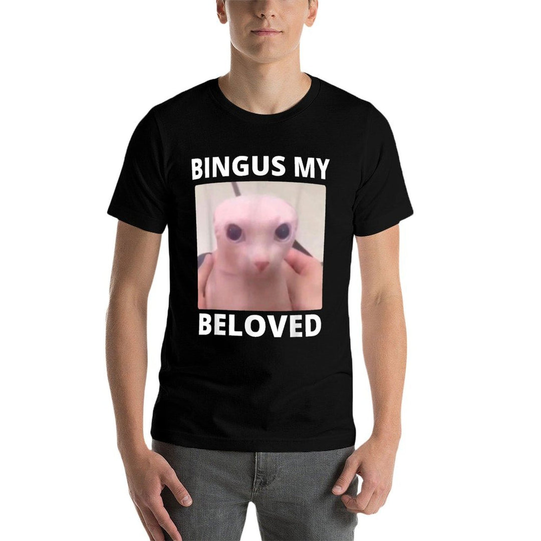 Bald Bingus My Beloved Hairless Sphinx Cat Bingus Cat Meme  Relaxed-fit T-Shirt
