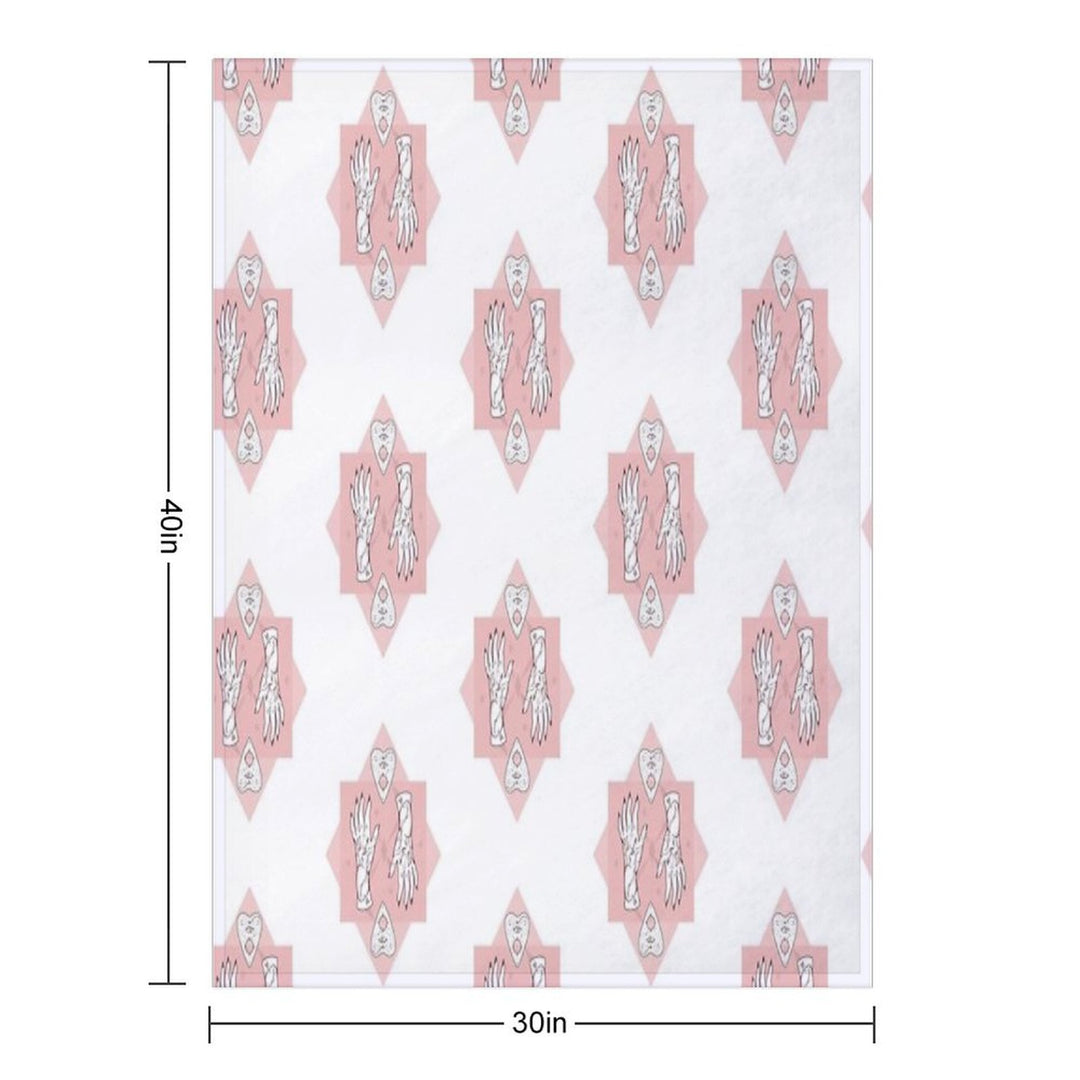 Ouija Hands Plush Throw Blanket