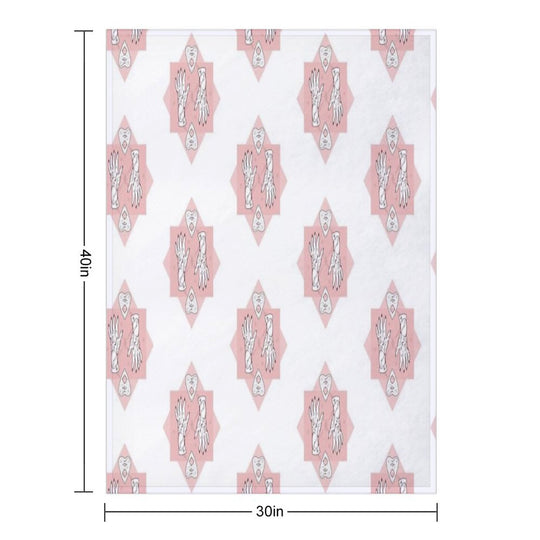 Ouija Hands Plush Throw Blanket