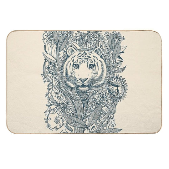 Tiger Tangle  Stain-Proof Bath Mat