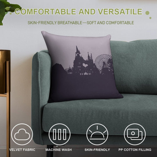 Amusement Park - Nier Soft Decorative Cover Throw Pillow