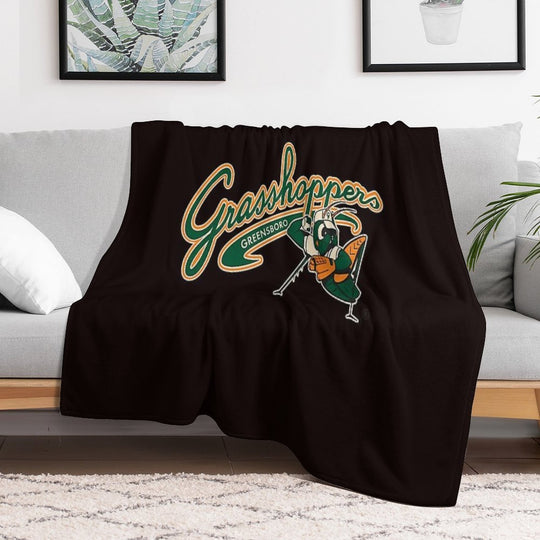 Design Art Baseball Sports Style Vintage Velvety-soft Throw Blanket