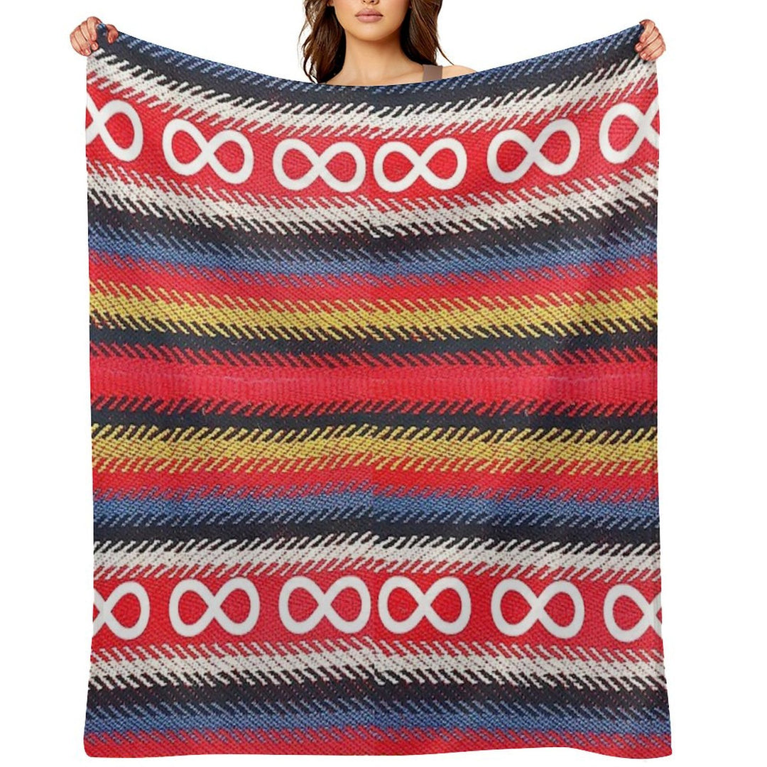Infinity Sash Velvety-soft Throw Blanket