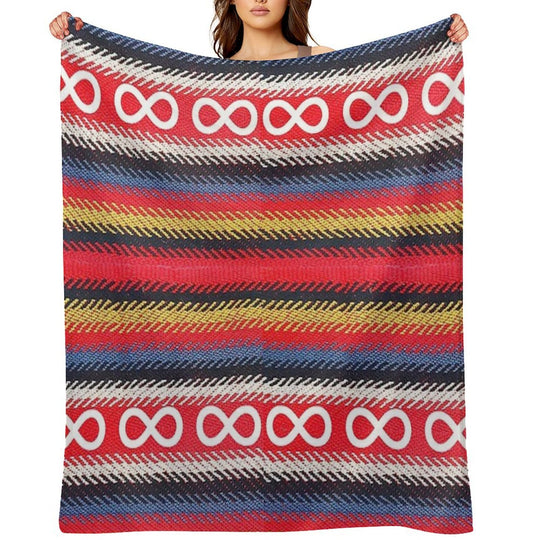 Infinity Sash Velvety-soft Throw Blanket